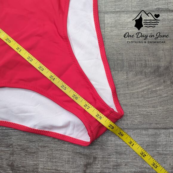 AImage Halter Cutout Ring One Piece Swimsuit Size M - Picture 4 of 5